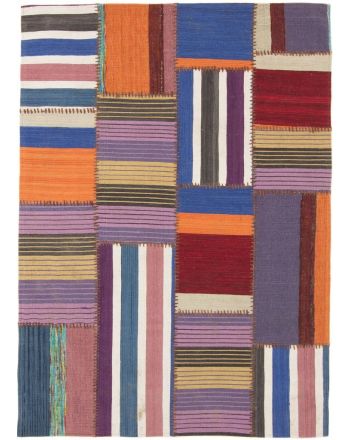 Alfombra de tejido Kilim Patchwork