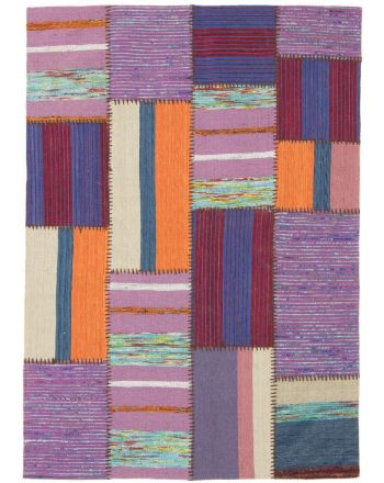 Alfombra de tejido Kilim Patchwork