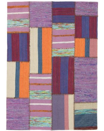 Alfombra de tejido Kilim Patchwork