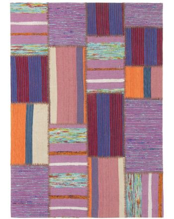 Alfombra de tejido Kilim Patchwork