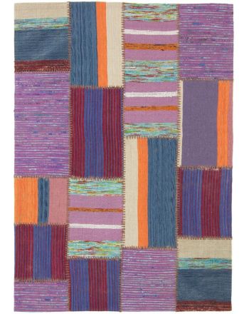 Alfombra de tejido Kilim Patchwork