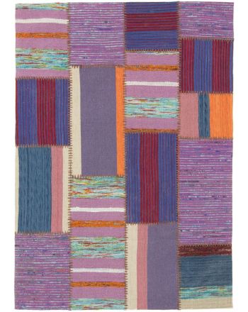 Alfombra de tejido Kilim Patchwork