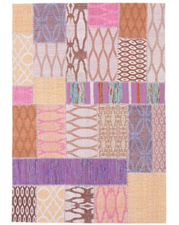 Alfombra de tejido Kilim Patchwork