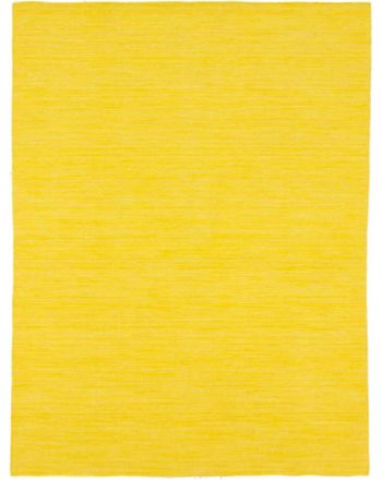 Alfombra de tejido Kilim Loom Amarillo