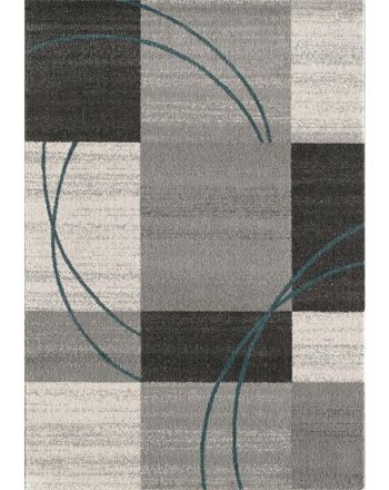 Alfombra Patchwork Gris