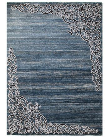 Alfombra Mandala Azul