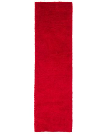 Alfombra pelo largo Softly pasillo Rojo