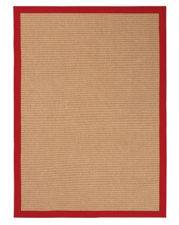Alfombra Sisal Rojo