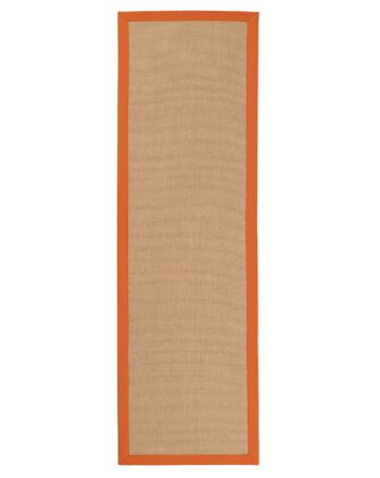 Alfombra de pasillo Sisal Naranja