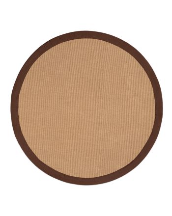 Alfombra Sisal redondo Marrón