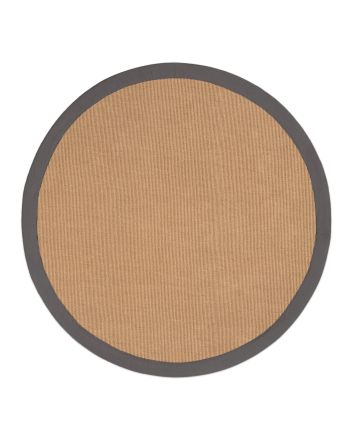Alfombra Sisal redondo Gris