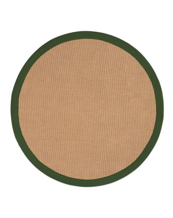 Alfombra Sisal redondo Verde