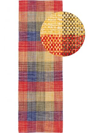 Alfombra de tejido Kilim Ella pasillo Multicolor