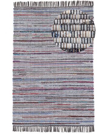 Alfombra de tejido Kilim Chindi Gris