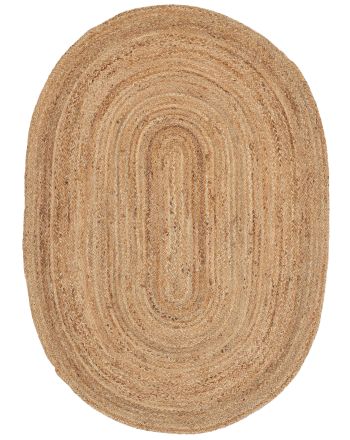 Alfombra de Yute Nele Oval Beige