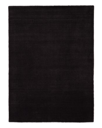 Alfombra de lana Gabbeh Uni Gris oscuro