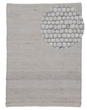 Alfombra de lana Valleta Crema