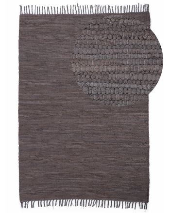 Alfombra de tejido Kilim Chindi Uni Malva