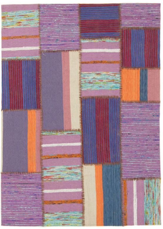 Alfombra de tejido Kilim Patchwork