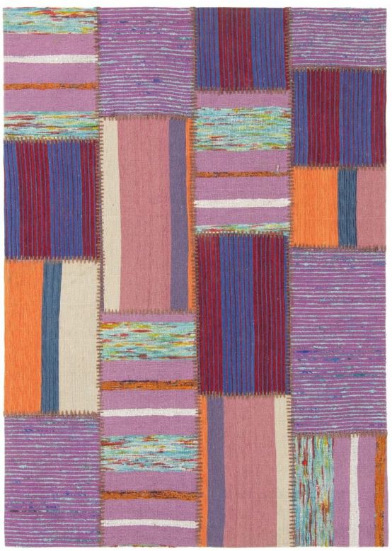 Alfombra de tejido Kilim Patchwork