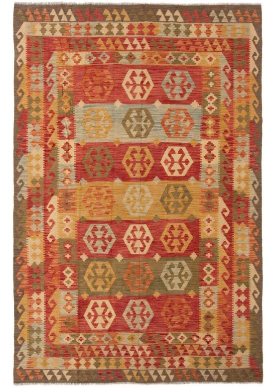 Alfombra de tejido Kilim Afghan