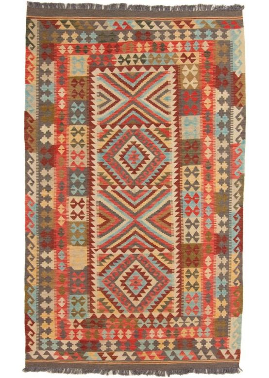 Alfombra de tejido Kilim Afghan