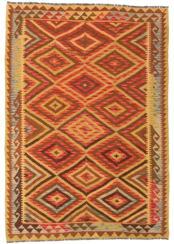 Alfombra de tejido Kilim Afghan