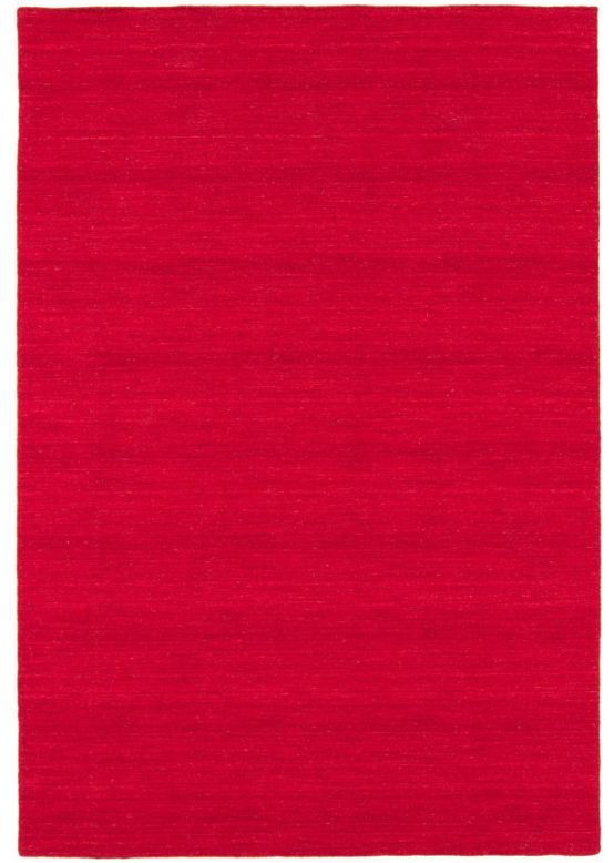 Alfombra de tejido Kilim Loom Rojo