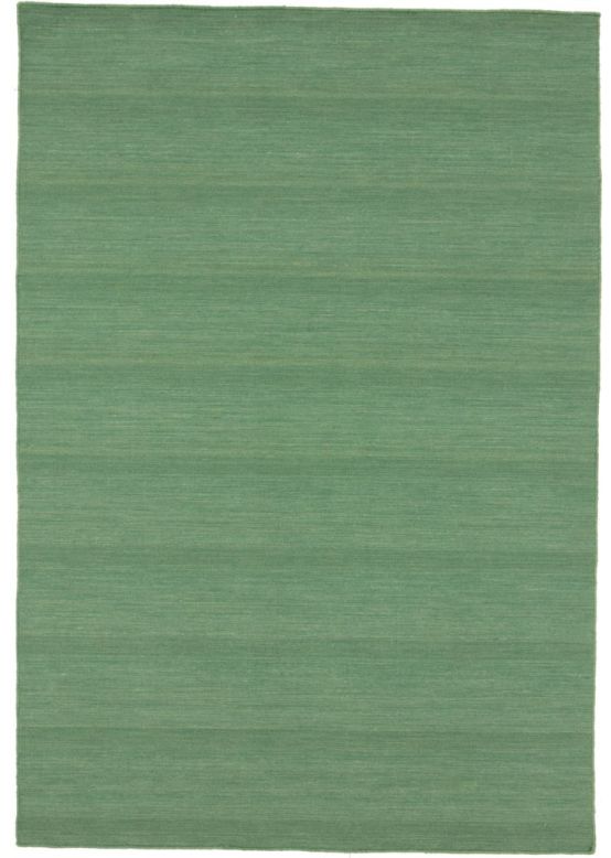 Alfombra de tejido Kilim Loom Verde