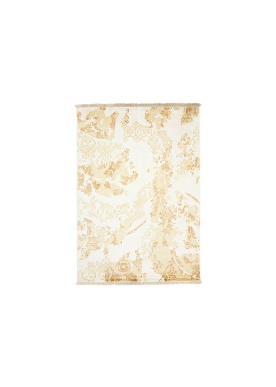 Alfombra viscosa Visconti rare Beige Beige