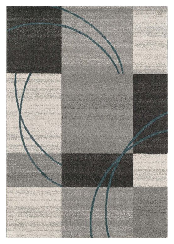 Alfombra Patchwork Gris