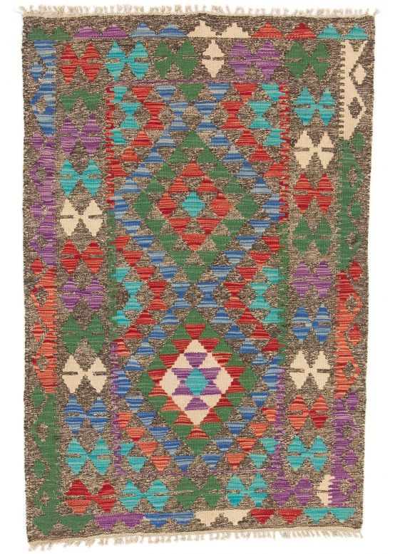 Alfombra de tejido Kilim Afghan