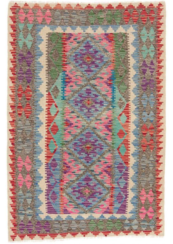 Alfombra de tejido Kilim Afghan