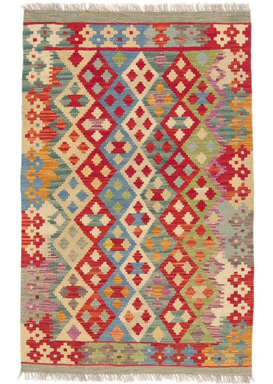 Alfombra de tejido Kilim Afghan