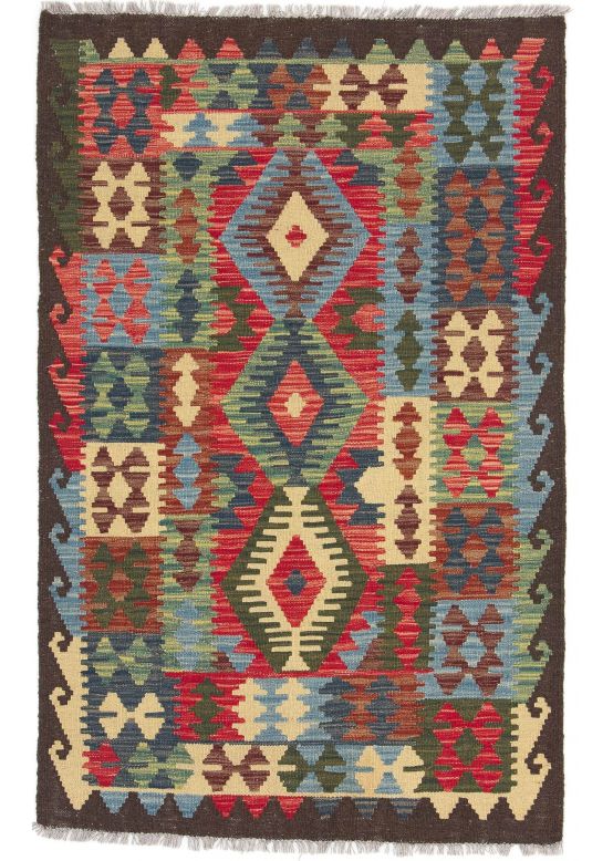 Alfombra de tejido Kilim Afghan