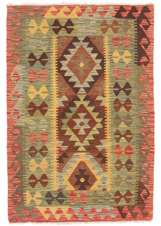 Alfombra de tejido Kilim Afghan