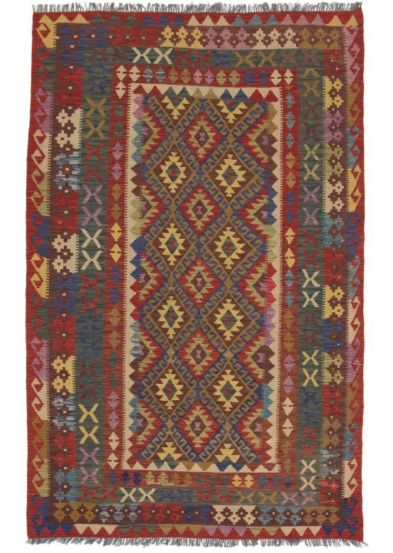 Alfombra de tejido Kilim Afghan