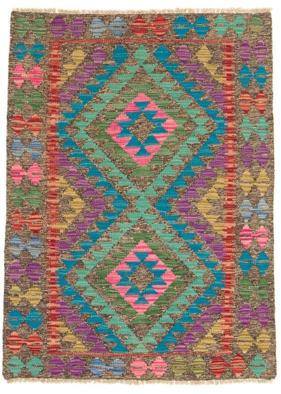 Alfombra de tejido Kilim Afghan