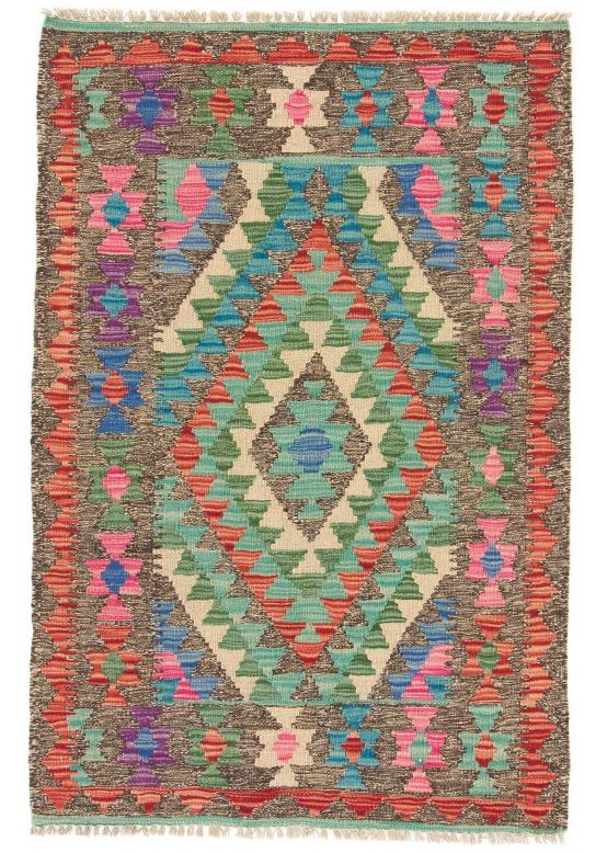 Alfombra de tejido Kilim Afghan