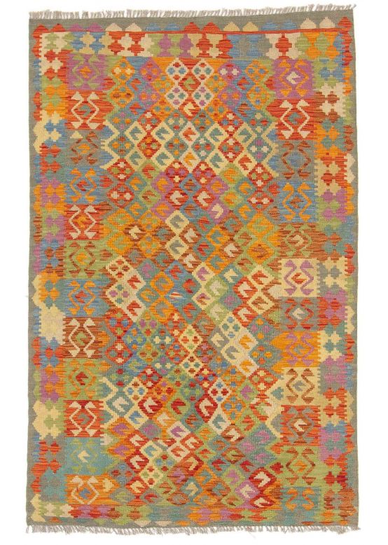 Alfombra de tejido Kilim Afghan