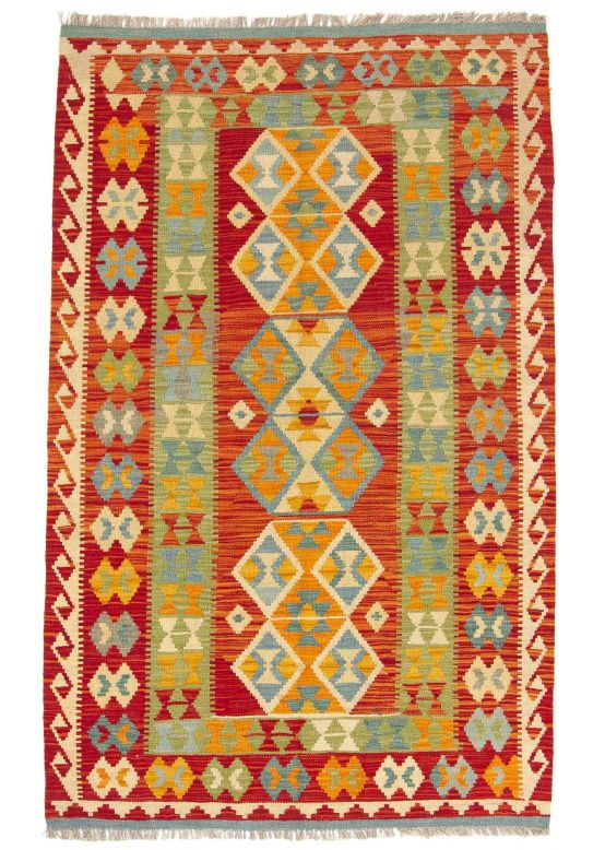 Alfombra de tejido Kilim Afghan