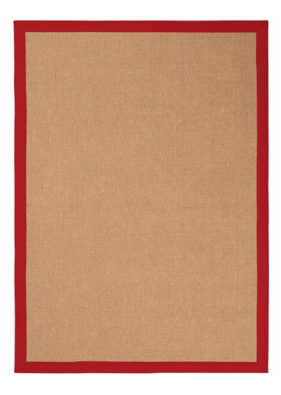 Alfombra Sisal Rojo