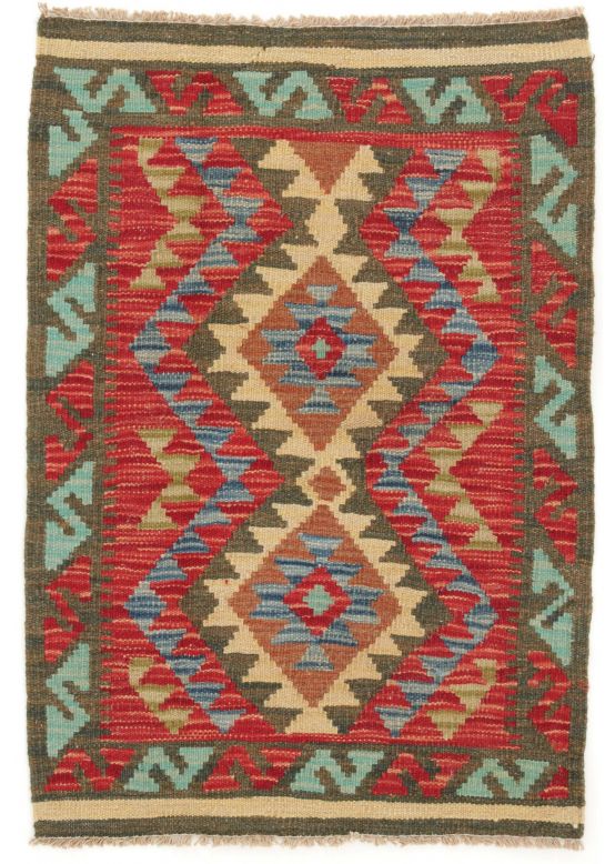 Alfombra de tejido Kilim Afghan