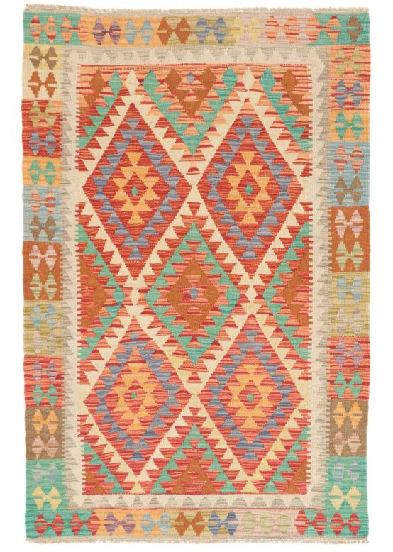 Alfombra de tejido Kilim Afghan