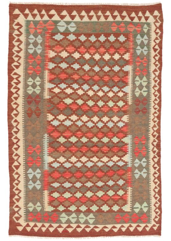 Alfombra de tejido Kilim Afghan