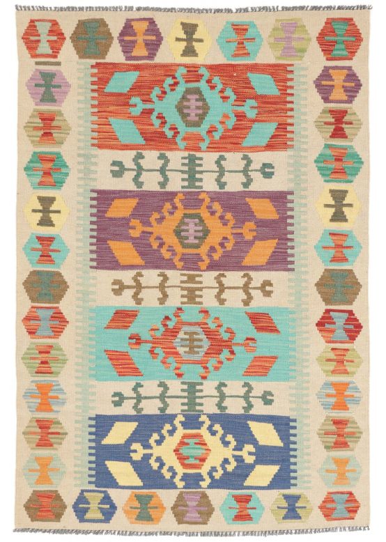 Alfombra de tejido Kilim Afghan