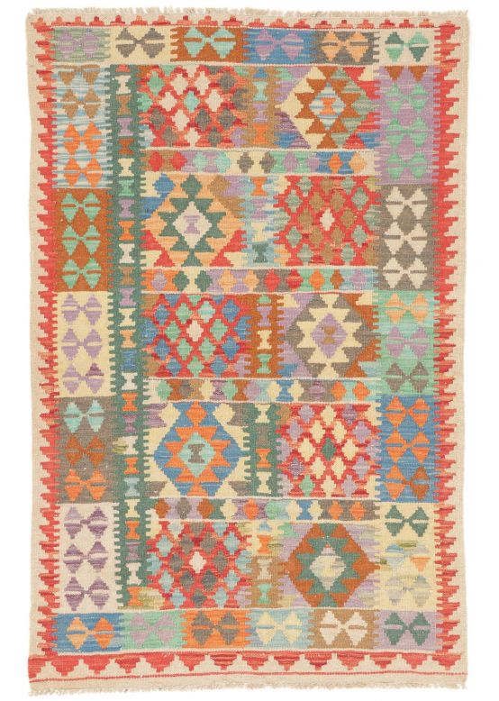 Alfombra de tejido Kilim Afghan