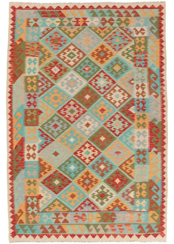 Alfombra de tejido Kilim Afghan