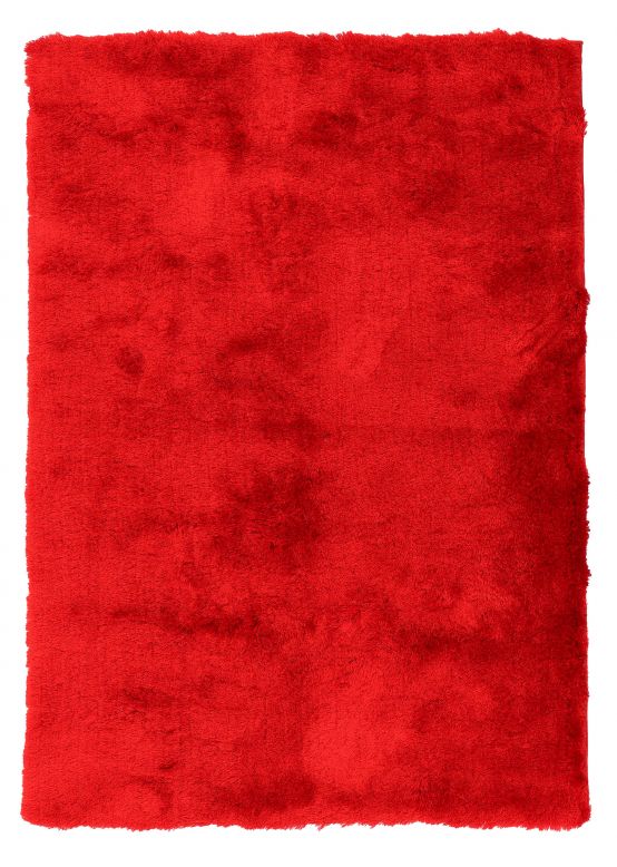 Alfombra pelo largo Breeze Rojo