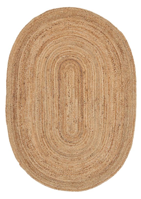 Alfombra de Yute Nele Oval Beige